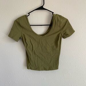 Size 4 green Align lululemon top